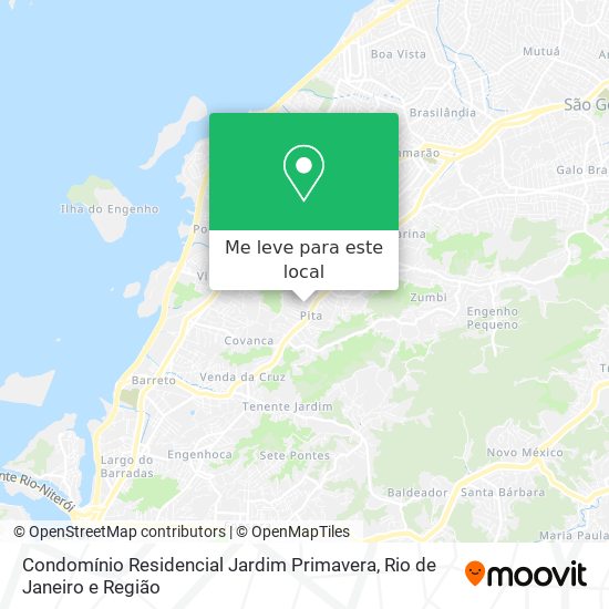 Condomínio Residencial Jardim Primavera mapa