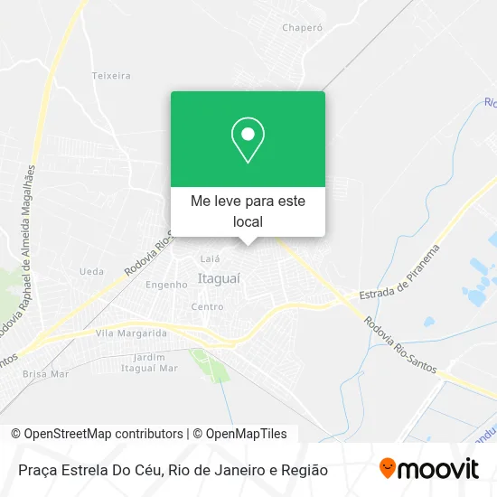 Praça Estrela Do Céu mapa