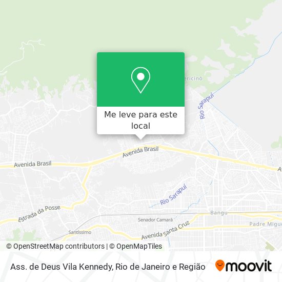 Ass. de Deus Vila Kennedy mapa
