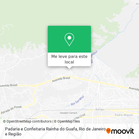 Padaria e Confeitaria Rainha do Guafa mapa