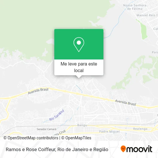 Ramos e Rose Coiffeur mapa