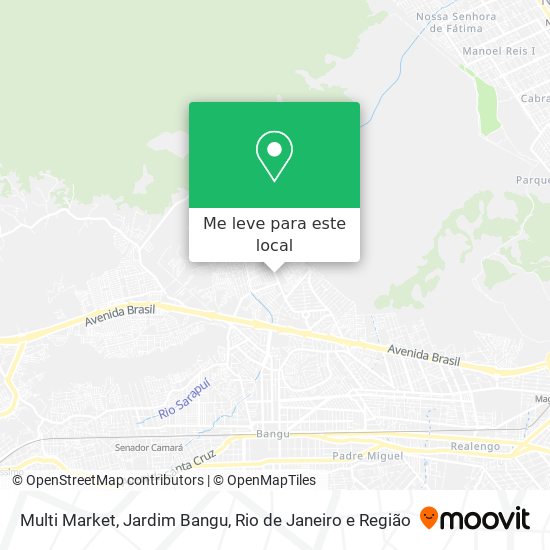 Multi Market, Jardim Bangu mapa