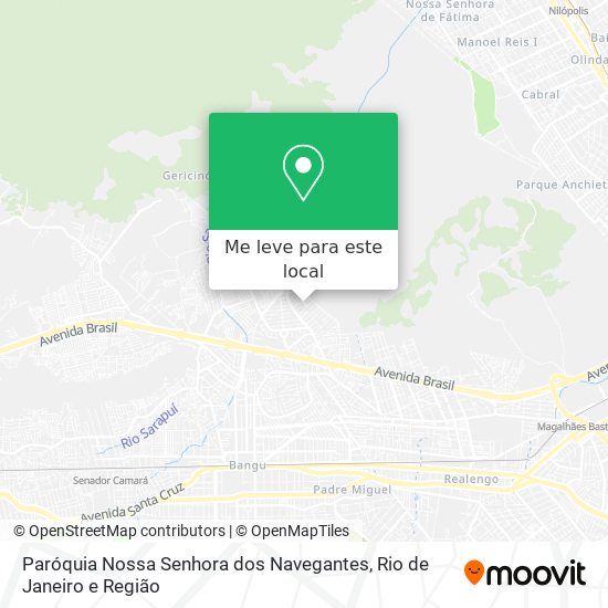 Paróquia Nossa Senhora dos Navegantes mapa