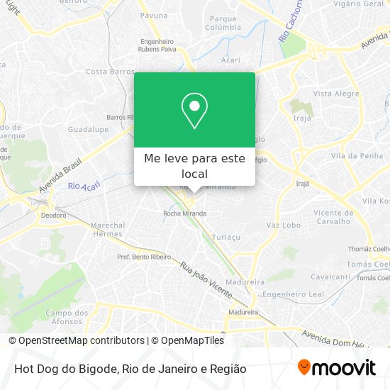 Hot Dog do Bigode mapa