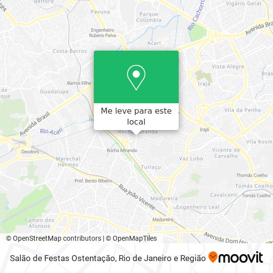 Salão de Festas Ostentação mapa