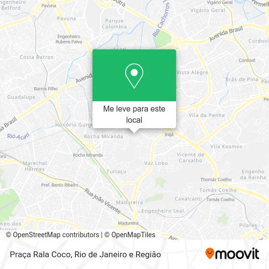 Praça Rala Coco mapa