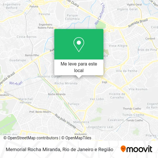 Memorial Rocha Miranda mapa