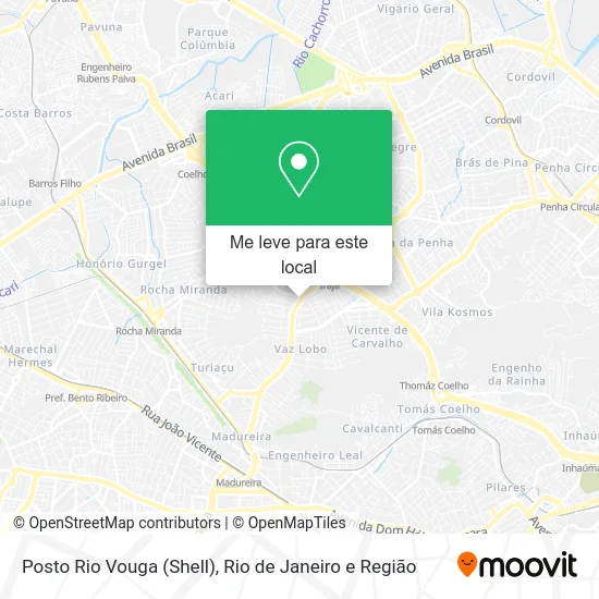 Posto Rio Vouga (Shell) mapa