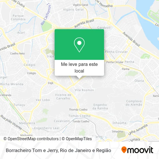 Borracheiro Tom e Jerry mapa