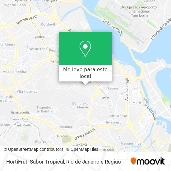 HortiFruti Sabor Tropical mapa