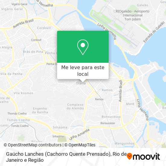 Gaúcho Lanches (Cachorro Quente Prensado) mapa