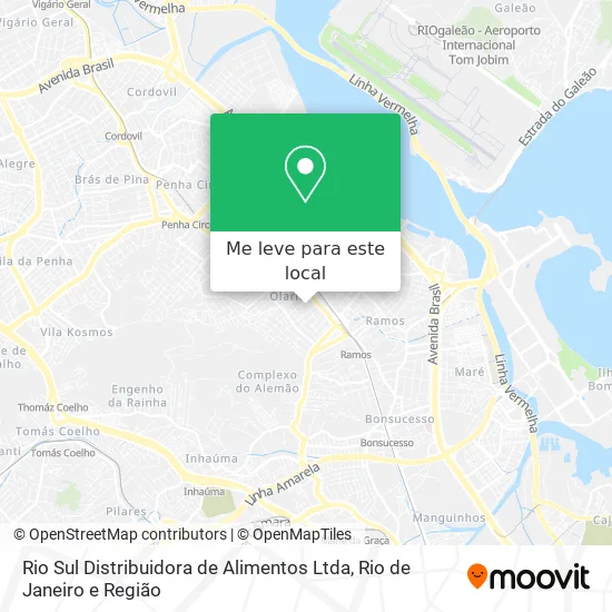 Rio Sul Distribuidora de Alimentos Ltda mapa