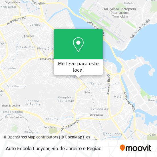 Auto Escola Lucycar mapa