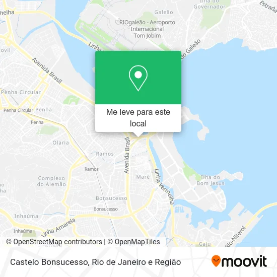 Castelo Bonsucesso mapa