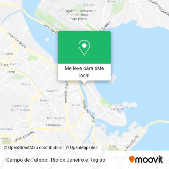 Campo de Futebol mapa