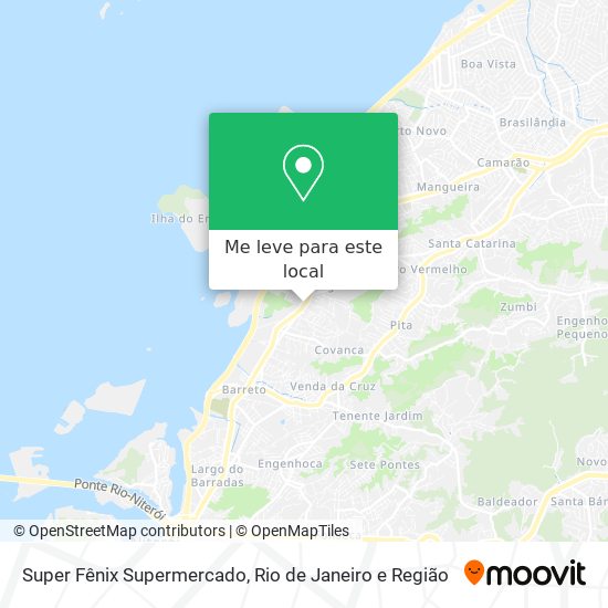 Super Fênix Supermercado mapa