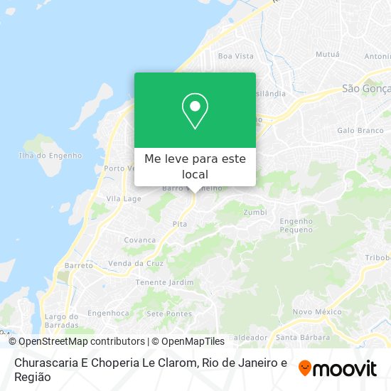 Churascaria E Choperia Le Clarom mapa