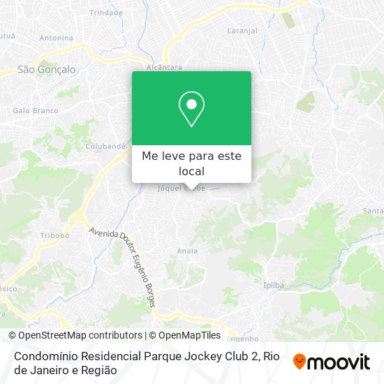 Condomínio Residencial Parque Jockey Club 2 mapa