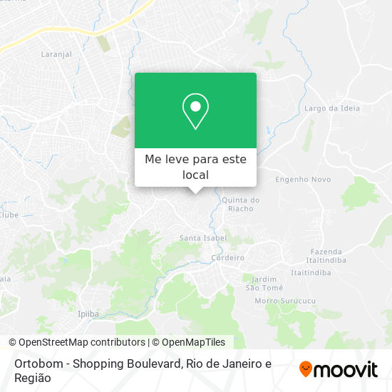 Ortobom - Shopping Boulevard mapa