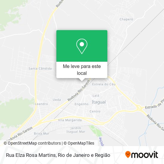Rua Elza Rosa Martins mapa