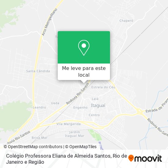 Colégio Professora Eliana de Almeida Santos mapa