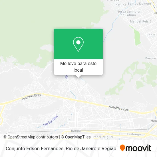 Conjunto Édson Fernandes mapa
