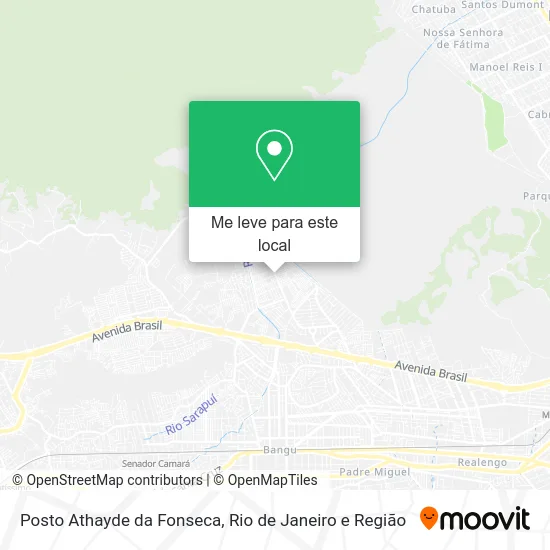 Posto Athayde da Fonseca mapa