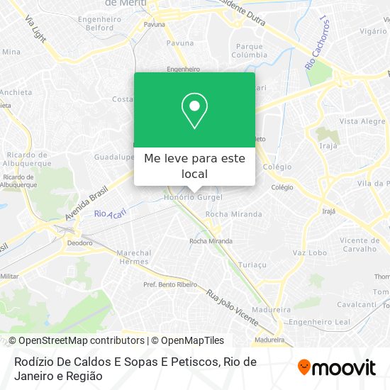 Rodízio De Caldos E Sopas E Petiscos mapa