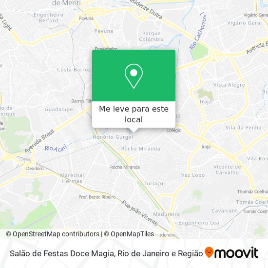 Salão de Festas Doce Magia mapa