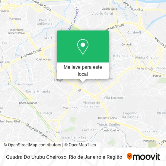 Quadra Do Urubu Cheiroso mapa
