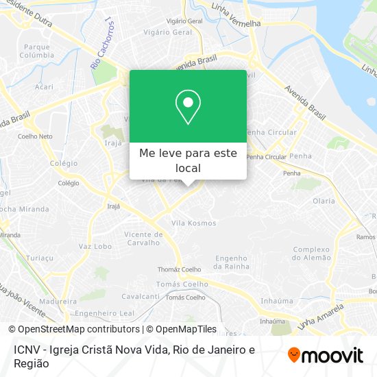 ICNV - Igreja Cristã Nova Vida mapa