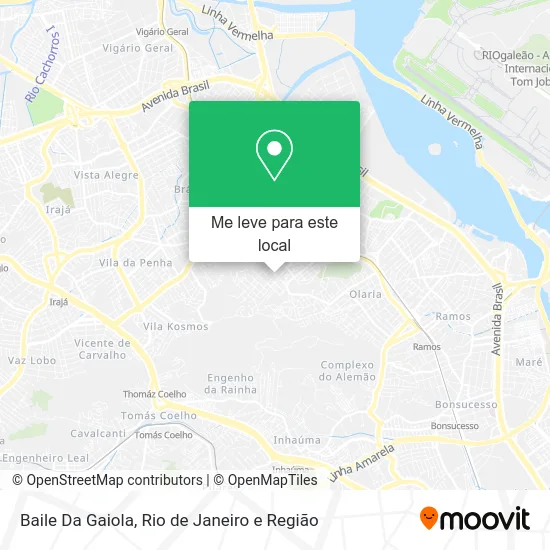 Baile Da Gaiola mapa