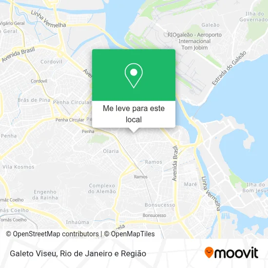 Galeto Viseu mapa