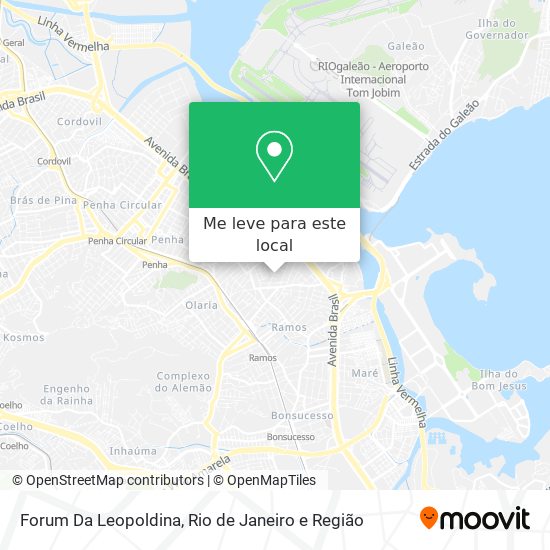 Forum Da Leopoldina mapa