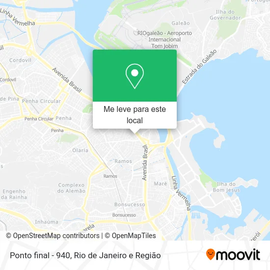 Ponto final - 940 mapa