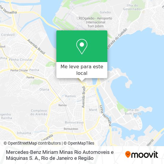 Mercedes-Benz Miriam Minas Rio Automoveis e Máquinas S. A. mapa