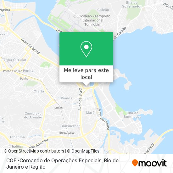 COE -Comando de Operações Especiais mapa