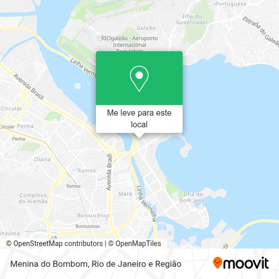 Menina do Bombom mapa