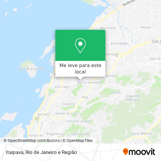 Itaipava mapa