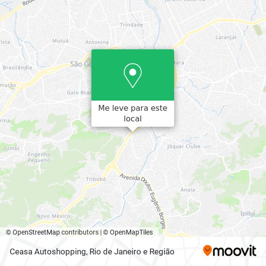 Ceasa Autoshopping mapa