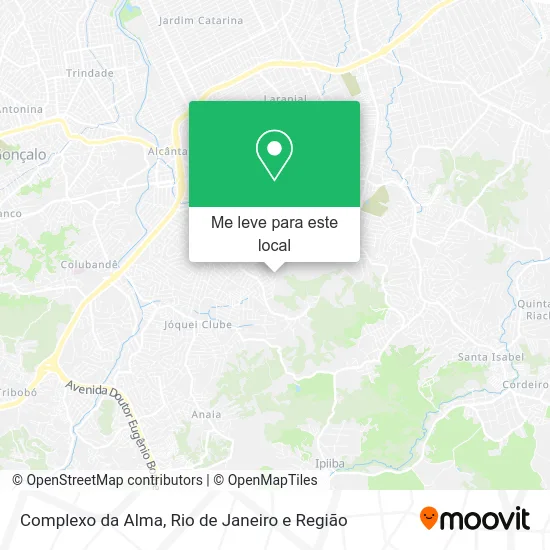 Complexo da Alma mapa