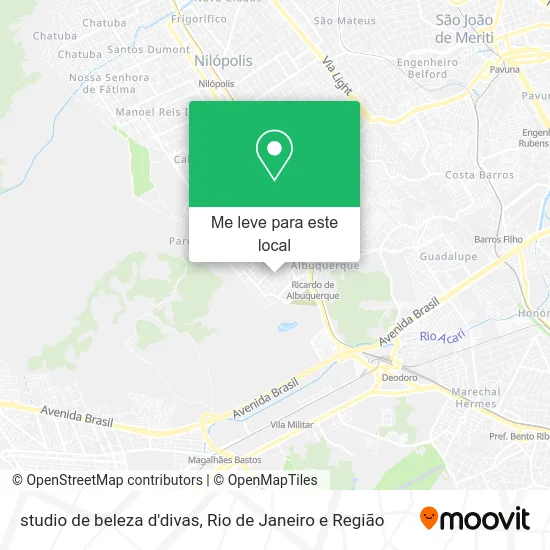 studio de beleza d'divas mapa