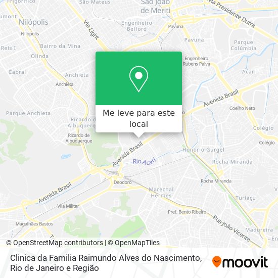 Clinica da Familia Raimundo Alves do Nascimento mapa