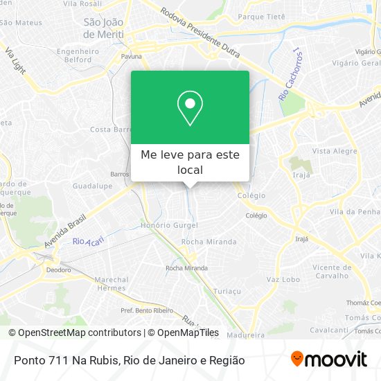 Ponto 711 Na Rubis mapa
