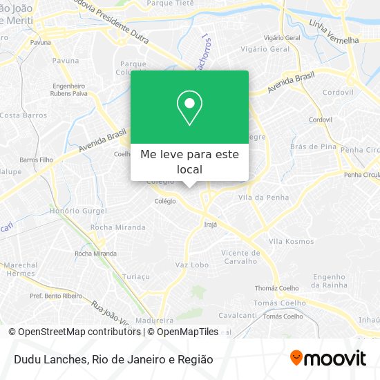 Dudu Lanches mapa