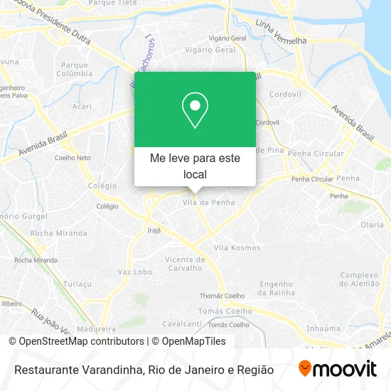 Restaurante Varandinha mapa