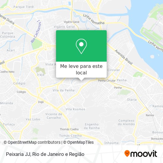 Peixaria JJ mapa