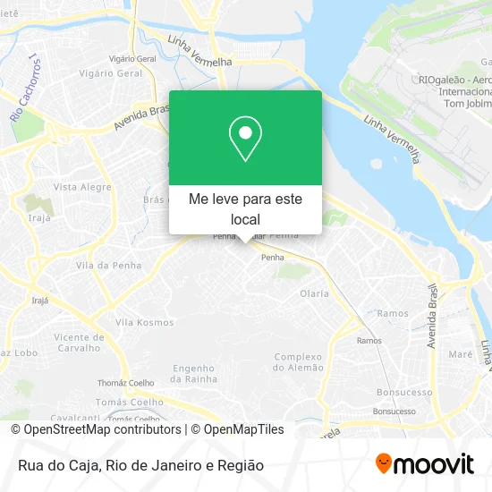 Rua do Caja mapa
