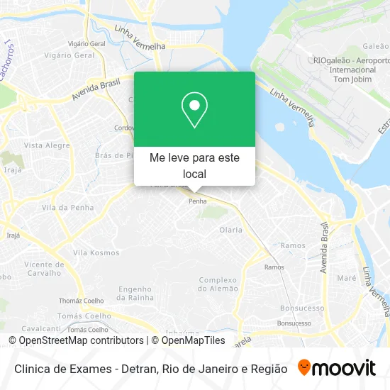 Clinica de Exames - Detran mapa