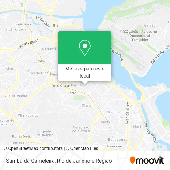 Samba da Gameleira mapa